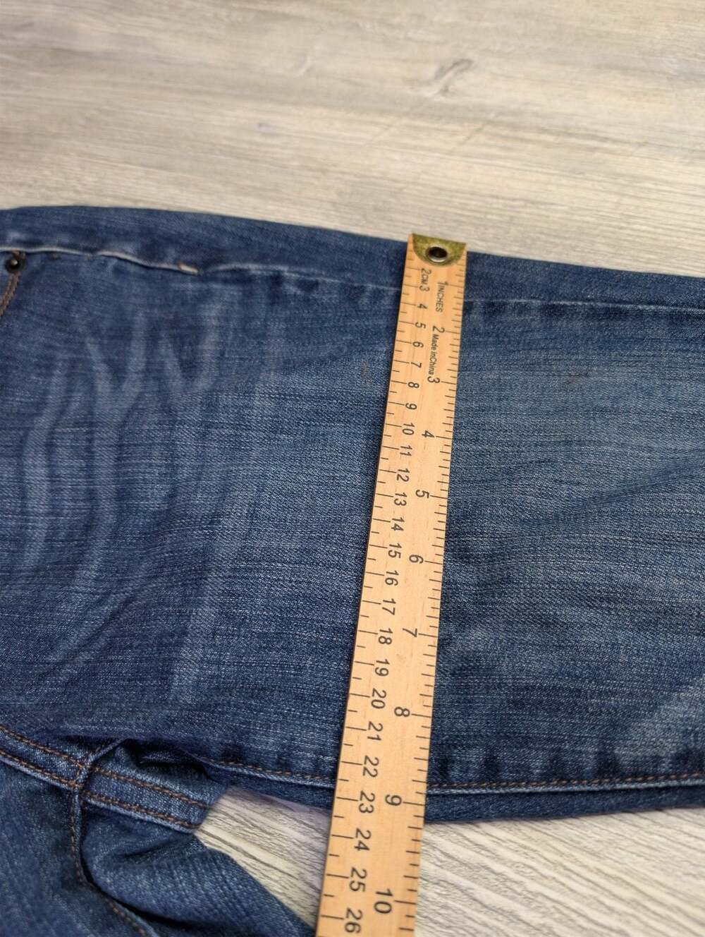 Banana Republic Women's Dark Wash Low-Rise Straight Leg Jeans‎ Size 2 - Picture 6 of 10